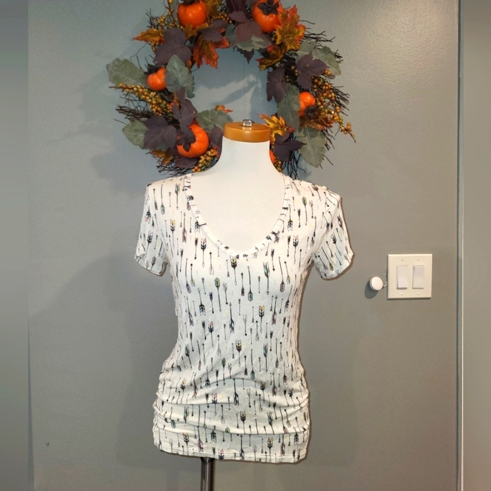 Arrow V-Neck Tee by Mudd - Picture 2 of 14